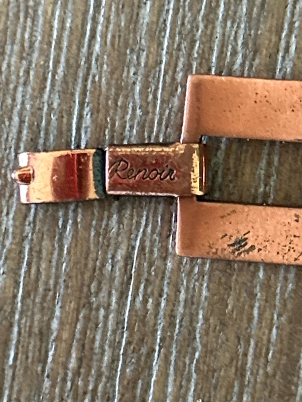 Renoir Vtg Copper link Bracelet Unisex - Picture 7 of 9
